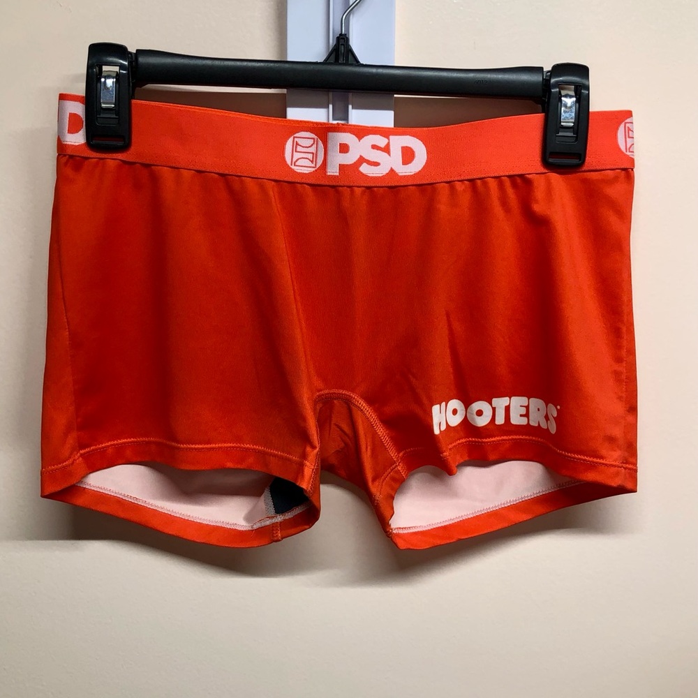 Hooters Orange athletic shorts